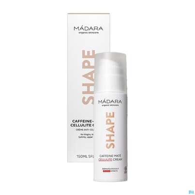 Sie sehen eine Packung Madara Shape Cellulite Cream Caffeine-mate 150ml, Produktbild: 08 Madara Shape Cellulite Cream Caffeine-mate 150ml, A-Nr.: 5437641 - 08
