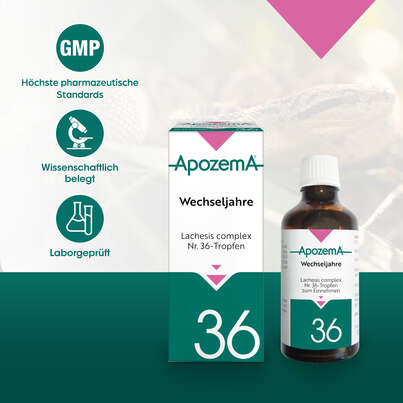 Apozema® Nr. 36 Wechseljahre-Tropfen, A-Nr.: 0982919 - 04