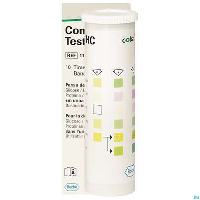 Sie sehen eine Packung Diagnostika U.zubehoer Urinteststreifen/schnell Combur 5 Hc 10st, Produktbild: 04 Diagnostika U.zubehoer Urinteststreifen/schnell Combur 5 Hc 10st, A-Nr.: 3007126 - 04
