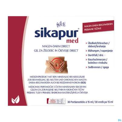 Sie sehen eine Packung Sikapur Med Magen Darm Direct 15ml 30st, Produktbild: 01 Sikapur Med Magen Darm Direct 15ml 30st, A-Nr.: 5205184 - 01