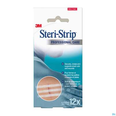 Sie sehen eine Packung Steri Strips (3m) Wundverschluss-streifen Elastic 6x 75mm Nr1541 3st, Produktbild: 01 Steri Strips (3m) Wundverschluss-streifen Elastic 6x 75mm Nr1541 3st, A-Nr.: 2367532 - 01