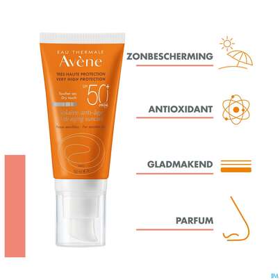 Sie sehen eine Packung Avène Anti-aging-sonnenschutz Spf 50+ 50ml, Produktbild: 13 Avène Anti-aging-sonnenschutz Spf 50+ 50ml, A-Nr.: 4606018 - 13