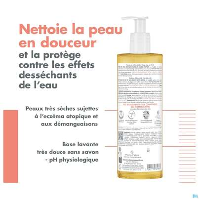 Sie sehen eine Packung Avène Xeracalm A.d Rückfettendes Reinigungsöl 400ml, Produktbild: 10 Avène Xeracalm A.d Rückfettendes Reinigungsöl 400ml, A-Nr.: 5607356 - 10