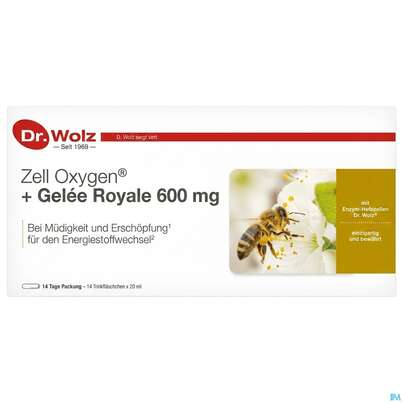 Zell Oxygen Dr.wolz Trink/kur +gelee Royale 600mg Nr 60603 14x20 280ml, A-Nr.: 3190811 - 03