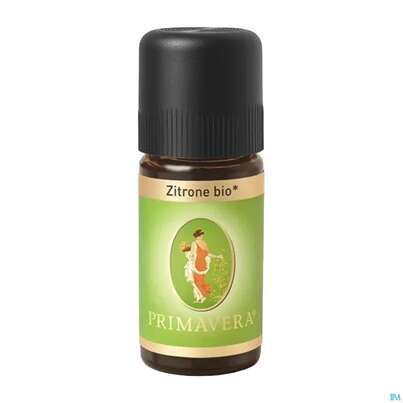 Sie sehen eine Packung Aetherische Oele Primavera Zitrone Bio 10ml, Produktbild: 02 Aetherische Oele Primavera Zitrone Bio 10ml, A-Nr.: 3160744 - 02