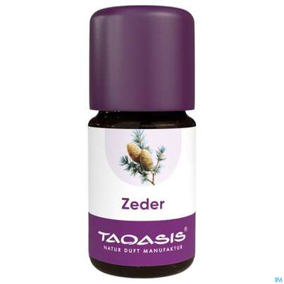 Sie sehen eine Packung Aetherische Oele Taoasis Bio Zeder 5ml, Produktbild: 02 Aetherische Oele Taoasis Bio Zeder 5ml, A-Nr.: 3166899 - 02