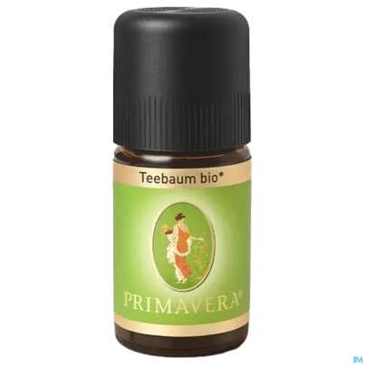 Sie sehen eine Packung Aetherische Oele Primavera Teebaum Bio 5ml, Produktbild: 02 Aetherische Oele Primavera Teebaum Bio 5ml, A-Nr.: 2604535 - 02