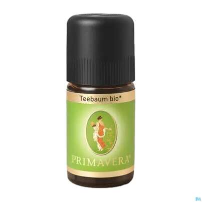 Sie sehen eine Packung Aetherische Oele Primavera Teebaum Bio 5ml, Produktbild: 03 Aetherische Oele Primavera Teebaum Bio 5ml, A-Nr.: 2604535 - 03