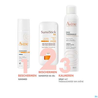 Sie sehen eine Packung Avène Sunsistick Ka Spf 50+ 20g, Produktbild: 12 Avène Sunsistick Ka Spf 50+ 20g, A-Nr.: 5397835 - 12