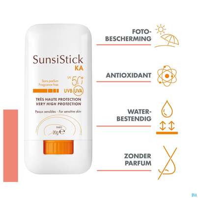 Sie sehen eine Packung Avène Sunsistick Ka Spf 50+ 20g, Produktbild: 14 Avène Sunsistick Ka Spf 50+ 20g, A-Nr.: 5397835 - 14