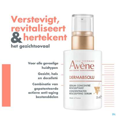 Sie sehen eine Packung Avene Dermabsolu Serum 30ml, Produktbild: 20 Avene Dermabsolu Serum 30ml, A-Nr.: 4949913 - 20