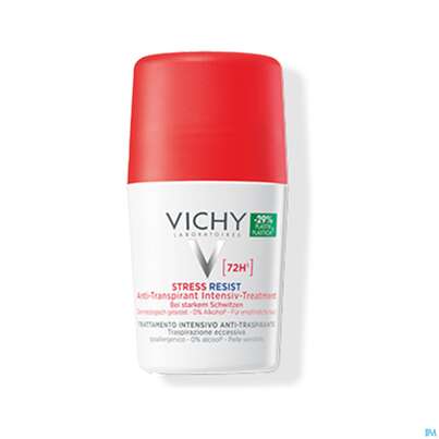 Sie sehen eine Packung Vichy Deodorant Stress Resist 72h 50ml, Produktbild: 01 Vichy Deodorant Stress Resist 72h 50ml, A-Nr.: 4406006 - 01