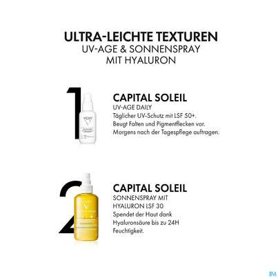 Sonnenprodukte Vichy Ideal Soleil Hyaluron Sonnenspray F30 200ml, A-Nr.: 4802618 - 05