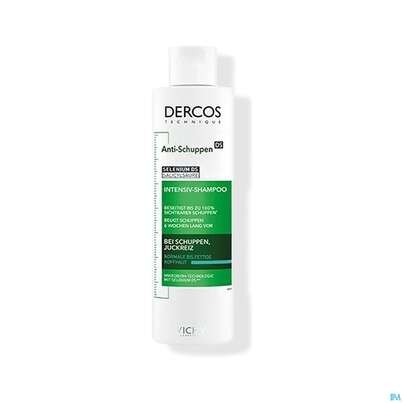Sie sehen eine Packung Shampoon Vichy/dercos Anti-schuppen Pflege Fettiges Haar 200ml, Produktbild: 03 Shampoon Vichy/dercos Anti-schuppen Pflege Fettiges Haar 200ml, A-Nr.: 4357383 - 03