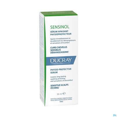 Sie sehen eine Packung Ducray Sensinol Reizlinderndes, Physiologisch-schützendes Serum 30ml, Produktbild: 03 Ducray Sensinol Reizlinderndes, Physiologisch-schützendes Serum 30ml, A-Nr.: 4120847 - 03