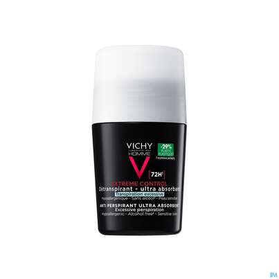 Sie sehen eine Packung Vichy Homme Deo Extreme 72h Int.regulierend 50ml, Produktbild: 05 Vichy Homme Deo Extreme 72h Int.regulierend 50ml, A-Nr.: 3724388 - 05