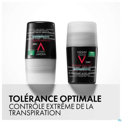 Sie sehen eine Packung Vichy Homme Deo Extreme 72h Int.regulierend 50ml, Produktbild: 19 Vichy Homme Deo Extreme 72h Int.regulierend 50ml, A-Nr.: 3724388 - 19