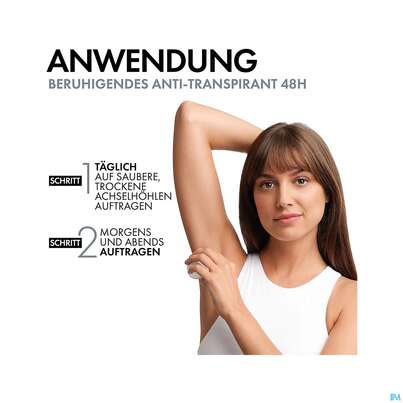 Sie sehen eine Packung Vichy Deo/roll-on Sensitive Anti-transpirant 48h 50ml, Produktbild: 09 Vichy Deo/roll-on Sensitive Anti-transpirant 48h 50ml, A-Nr.: 3724359 - 09