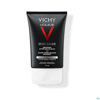 Sie sehen eine Packung Vichy Homme Sensi/balsam/ca 75ml, Produktbild: 04 Vichy Homme Sensi/balsam/ca 75ml, A-Nr.: 3595838 - 04