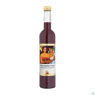 Sie sehen eine Packung Granatapfel Elixier Dr.jacobs 500ml, Produktbild: 01 Granatapfel Elixier Dr.jacobs 500ml, A-Nr.: 3042097 - 01