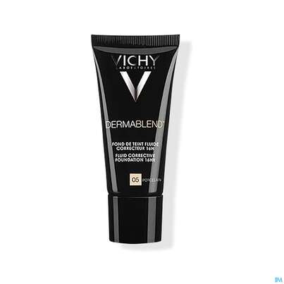 Sie sehen eine Packung Vichy Dermablend/fluid Make-up 25 Nude 30ml, Produktbild: 02 Vichy Dermablend/fluid Make-up 25 Nude 30ml, A-Nr.: 3044624 - 02