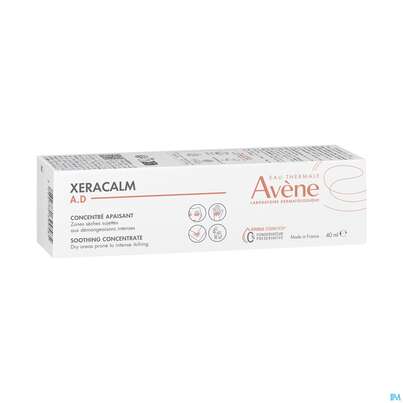 Sie sehen eine Packung Avene Xeracalm/a.d Beruhigendes Konzentrat 40ml, Produktbild: 10 Avene Xeracalm/a.d Beruhigendes Konzentrat 40ml, A-Nr.: 5961388 - 10