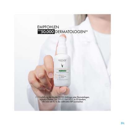 Sie sehen eine Packung Sonnenprodukte Vichy/capital Soleil Uv-clear Lsf50+ 40ml, Produktbild: 09 Sonnenprodukte Vichy/capital Soleil Uv-clear Lsf50+ 40ml, A-Nr.: 5672891 - 09