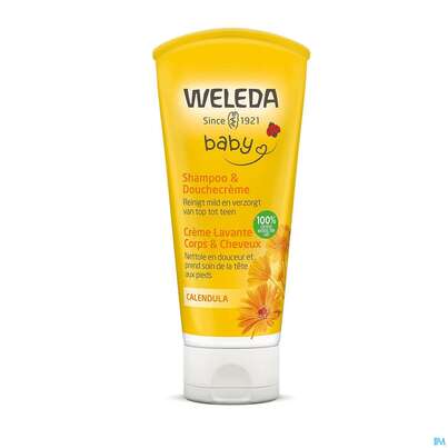Sie sehen eine Packung Weleda Calendula Waschlotion +shampoon 200ml, Produktbild: 05 Weleda Calendula Waschlotion +shampoon 200ml, A-Nr.: 3190395 - 05