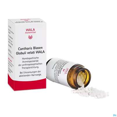 Sie sehen eine Packung Cantharis Blasen Wala Globuli Velati 20g, Produktbild: 04 Cantharis Blasen Wala Globuli Velati 20g, A-Nr.: 2053259 - 04