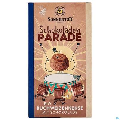 Sonnentor Kekse Bio Schokoladen-parade Glutenfrei 01225 100g, A-Nr.: 5743817 - 01