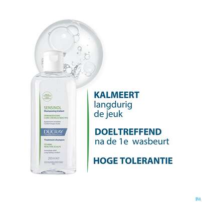 Shampoon Ducray Sensinol Pflege Juckreiz Gereizter Kopfhaut 200ml, A-Nr.: 5901110 - 13