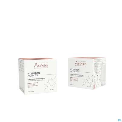 Sie sehen eine Packung Avene Hyaluron Activ B3 Nachtcreme 40ml, Produktbild: 05 Avene Hyaluron Activ B3 Nachtcreme 40ml, A-Nr.: 5693261 - 05