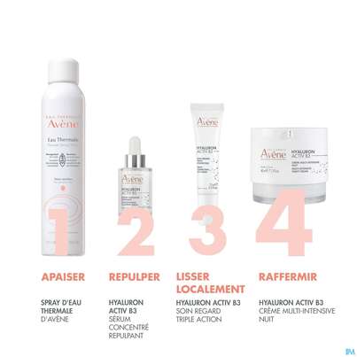 Sie sehen eine Packung Avene Hyaluron Activ B3 Nachtcreme 40ml, Produktbild: 13 Avene Hyaluron Activ B3 Nachtcreme 40ml, A-Nr.: 5693261 - 13