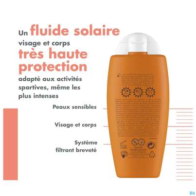 Sie sehen eine Packung Sonnenprodukte Avene Sport Fluid 50+ 100ml, Produktbild: 09 Sonnenprodukte Avene Sport Fluid 50+ 100ml, A-Nr.: 4995540 - 09
