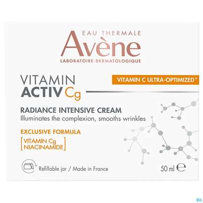 Sie sehen eine Packung Avene Vitamin Activ Cg Intensiv-creme 50ml, Produktbild: 02 Avene Vitamin Activ Cg Intensiv-creme 50ml, A-Nr.: 5826443 - 02