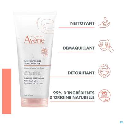 Sie sehen eine Packung Avene Basispflege Mizellengel 200ml, Produktbild: 07 Avene Basispflege Mizellengel 200ml, A-Nr.: 5724286 - 07