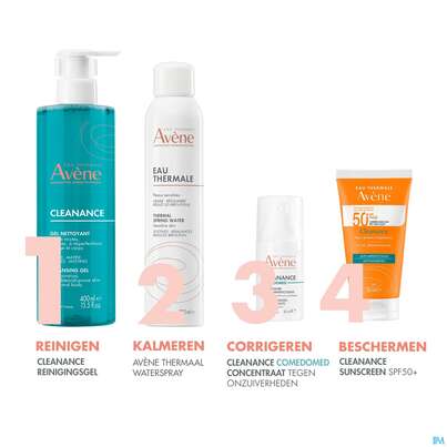 Sie sehen eine Packung Avene Cleanance Reinigungsgel 400ml, Produktbild: 13 Avene Cleanance Reinigungsgel 400ml, A-Nr.: 5379122 - 13