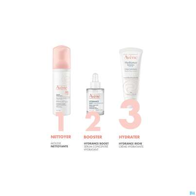 Sie sehen eine Packung Avene Hydrance Reichhaltige Feuchtig- Keitscreme 40ml, Produktbild: 10 Avene Hydrance Reichhaltige Feuchtig- Keitscreme 40ml, A-Nr.: 1505601 - 10