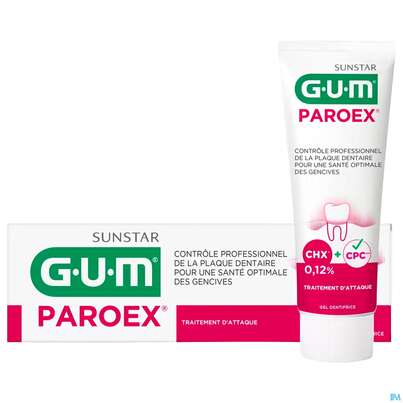 Zahnpaste Gum Paroex +chx 0,12% Kurzzeitpflege1790 75ml, A-Nr.: 3115732 - 07