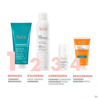 Sie sehen eine Packung Avene Cleanance Reinigungsgel 200ml, Produktbild: 13 Avene Cleanance Reinigungsgel 200ml, A-Nr.: 5567390 - 13
