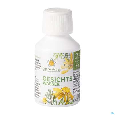 Sie sehen eine Packung Sonnenmoor Gesichtswasser 100ml, Produktbild: 02 Sonnenmoor Gesichtswasser 100ml, A-Nr.: 3634567 - 02