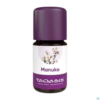 Sie sehen eine Packung Aetherische Oele Taoasis Bio Manuka 5ml, Produktbild: 02 Aetherische Oele Taoasis Bio Manuka 5ml, A-Nr.: 4910934 - 02
