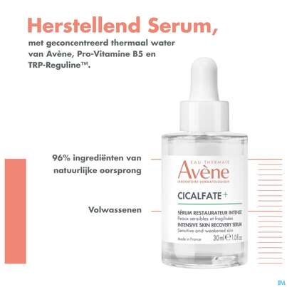 Sie sehen eine Packung Avene Cicalfate+ Intensiv Serum 30ml, Produktbild: 13 Avene Cicalfate+ Intensiv Serum 30ml, A-Nr.: 5862054 - 13