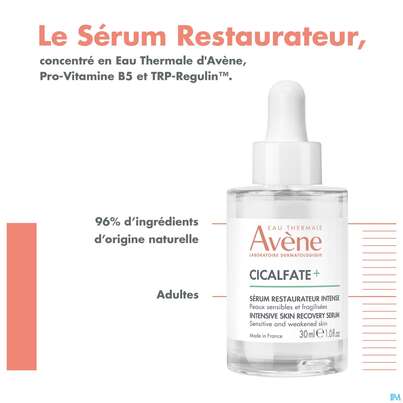 Sie sehen eine Packung Avene Cicalfate+ Intensiv Serum 30ml, Produktbild: 19 Avene Cicalfate+ Intensiv Serum 30ml, A-Nr.: 5862054 - 19