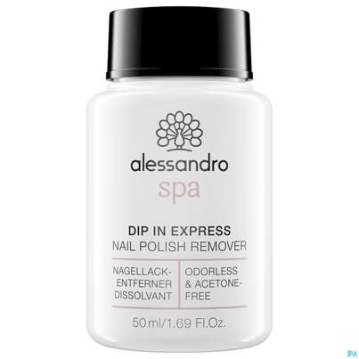 Sie sehen eine Packung Alessandro Nagellackentferner Dip In 50ml, Produktbild: 01 Alessandro Nagellackentferner Dip In 50ml, A-Nr.: 5178027 - 01