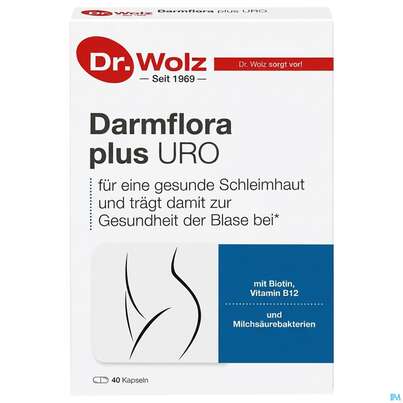 Darmflora Plus Dr.wolz Uro Kapseln Nr 60520 40st, A-Nr.: 5186707 - 02