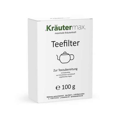 Sie sehen eine Packung Teefilter 100 Stk., Produktbild: 01 Teefilter 100 Stk., A-Nr.: 4608827 - 01