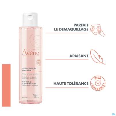 Sie sehen eine Packung Avene Gesichtswasser Basislinie 200ml, Produktbild: 08 Avene Gesichtswasser Basislinie 200ml, A-Nr.: 5899034 - 08
