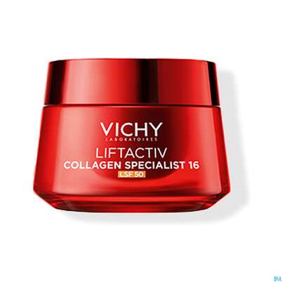 Sie sehen eine Packung Vichy Liftactiv Collagen/specialist 16 Lsf50 50ml, Produktbild: 02 Vichy Liftactiv Collagen/specialist 16 Lsf50 50ml, A-Nr.: 5938521 - 02