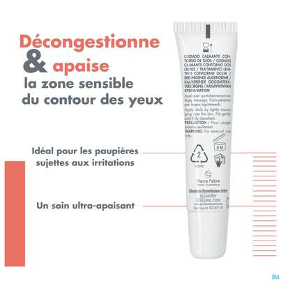 Sie sehen eine Packung Avene Basislinie Beruhigende Augencreme 15ml, Produktbild: 18 Avene Basislinie Beruhigende Augencreme 15ml, A-Nr.: 5961394 - 18